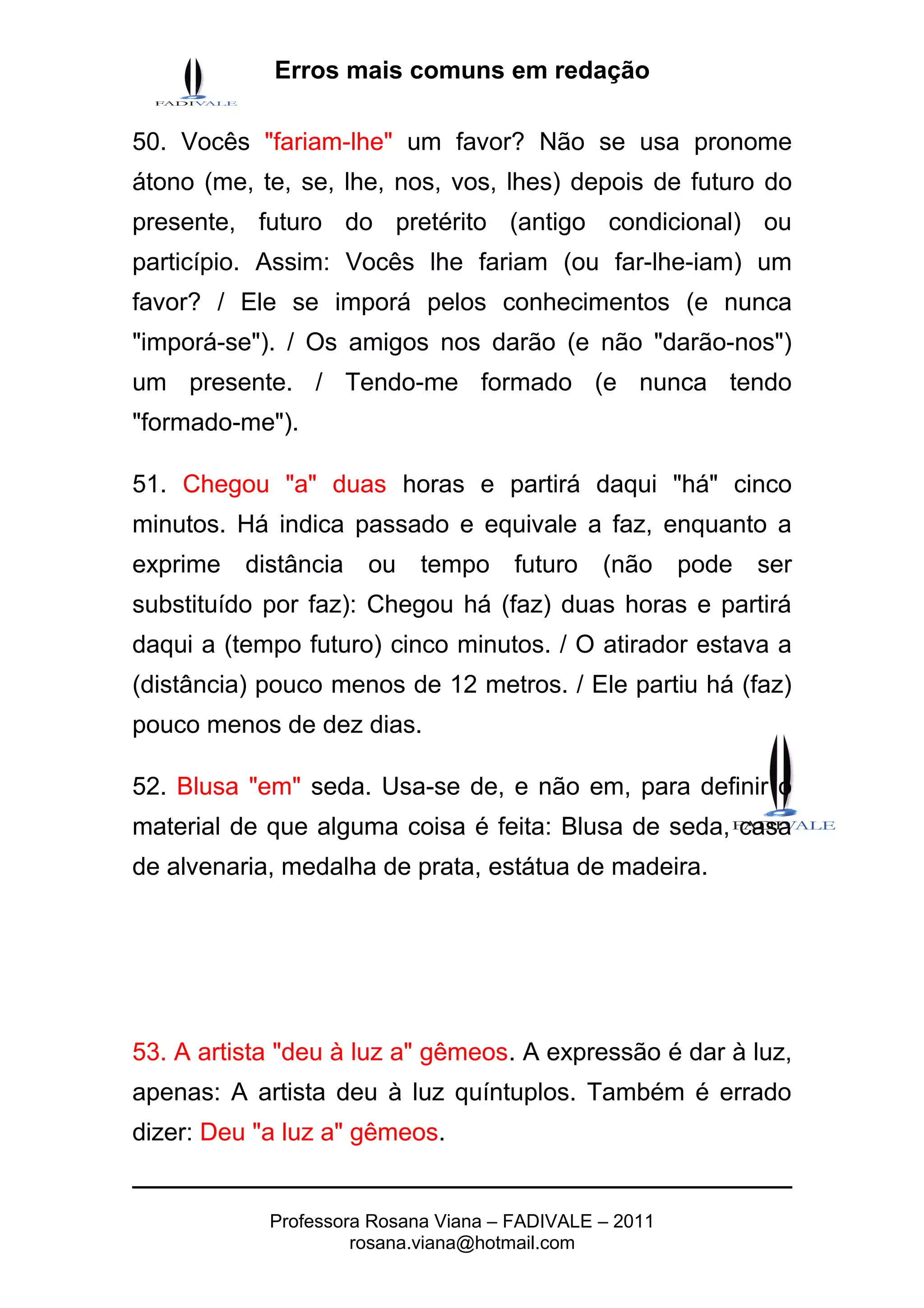 Erros+gramaticais+e+ortograficos+mais+comuns+em+redacao+ +anterior+a ...