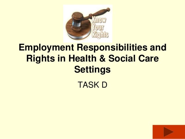 rights and responsibilities in health and social care