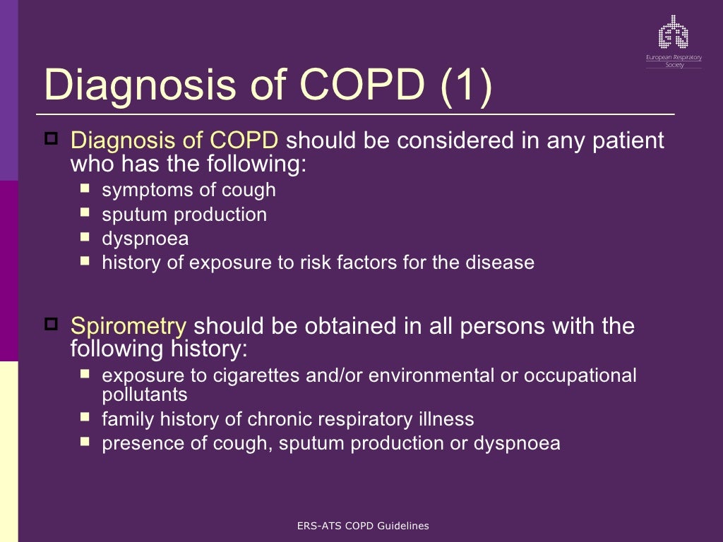 Ers Ats Copd Guidelines