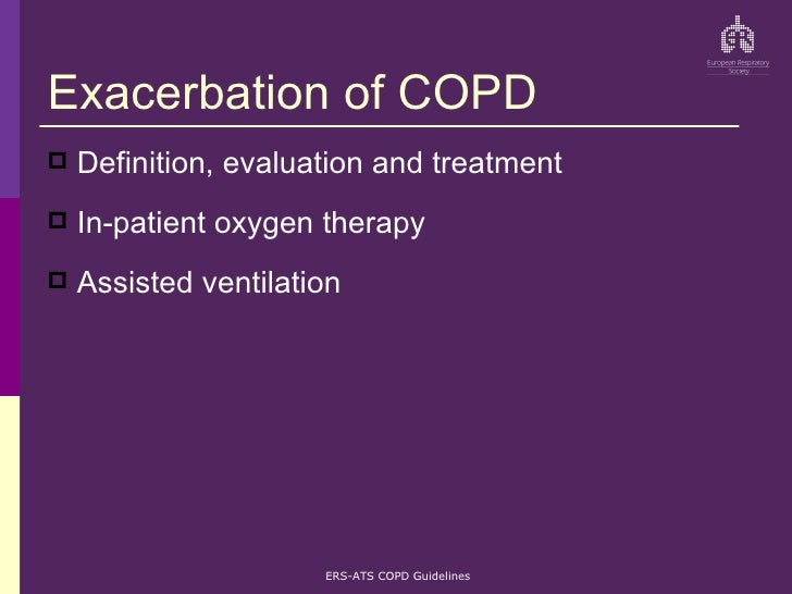 Ers Ats Copd Guidelines