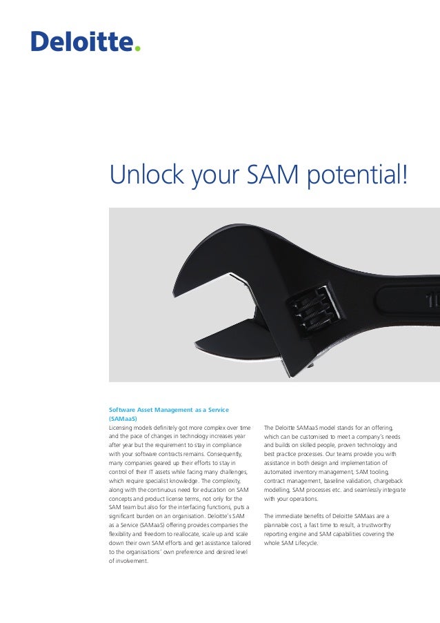 Deloitte Software Asset Management as a Service