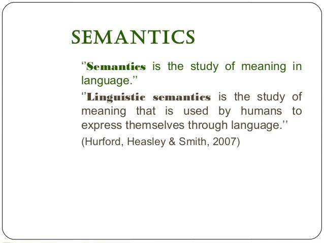 reference sense and referring expression in semantics