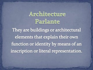 E, r, s of architecture
