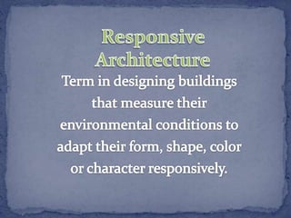 E, r, s of architecture