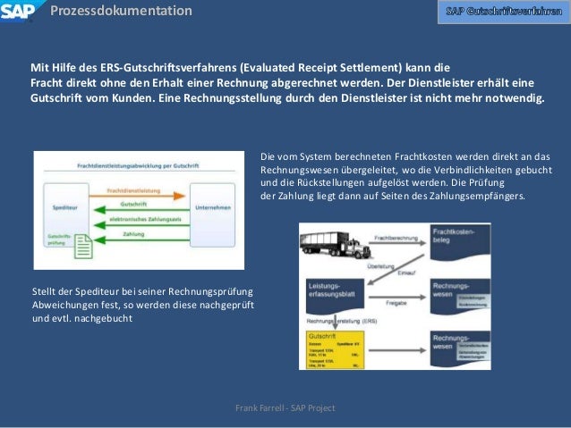 Evaluated Receipt Settlement Sap Gutschriftsverfahren
