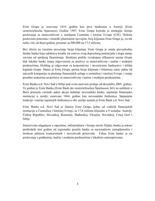 Erste - Studija slucaja