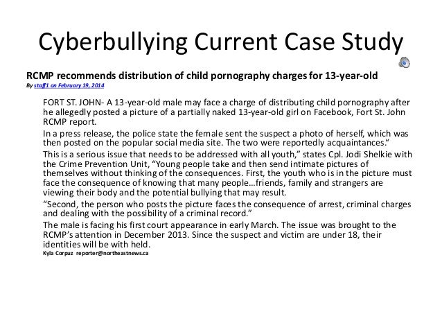 case study about cyber bullying