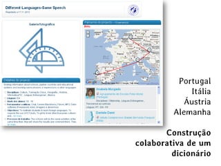 Língua francesa (prémio europeu 2012 patrocinado
 pelo Serviço Nacional de Apoio do eTwinning, em
          França): Journ...