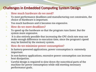Comprehensive Overview of Embedded System Design Principles and ...