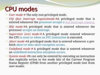 Comprehensive Overview of ARM Processor Architecture and LPC214X ...