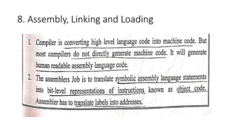 8. Assembly, Linking and Loading
 