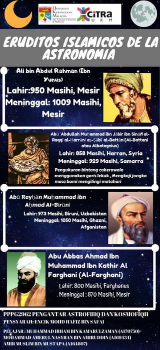 Eruditos Islamicos de la Astronomia