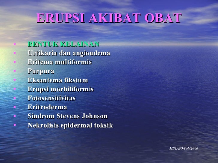 Erupsi Akibat Obat