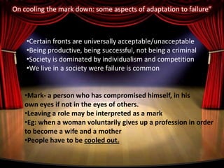 Authors of:  gender, madness, politics, communication, and society have written about Goffman, and there is a wide range of interest in his writings. What exactly Goffman tells us about his view of the world?What is going on in social interaction? 