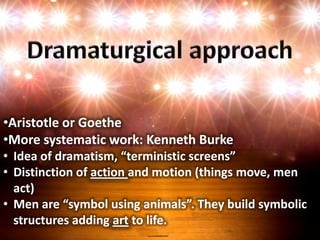 DramaturgicalapproachAristotle or Goethe 