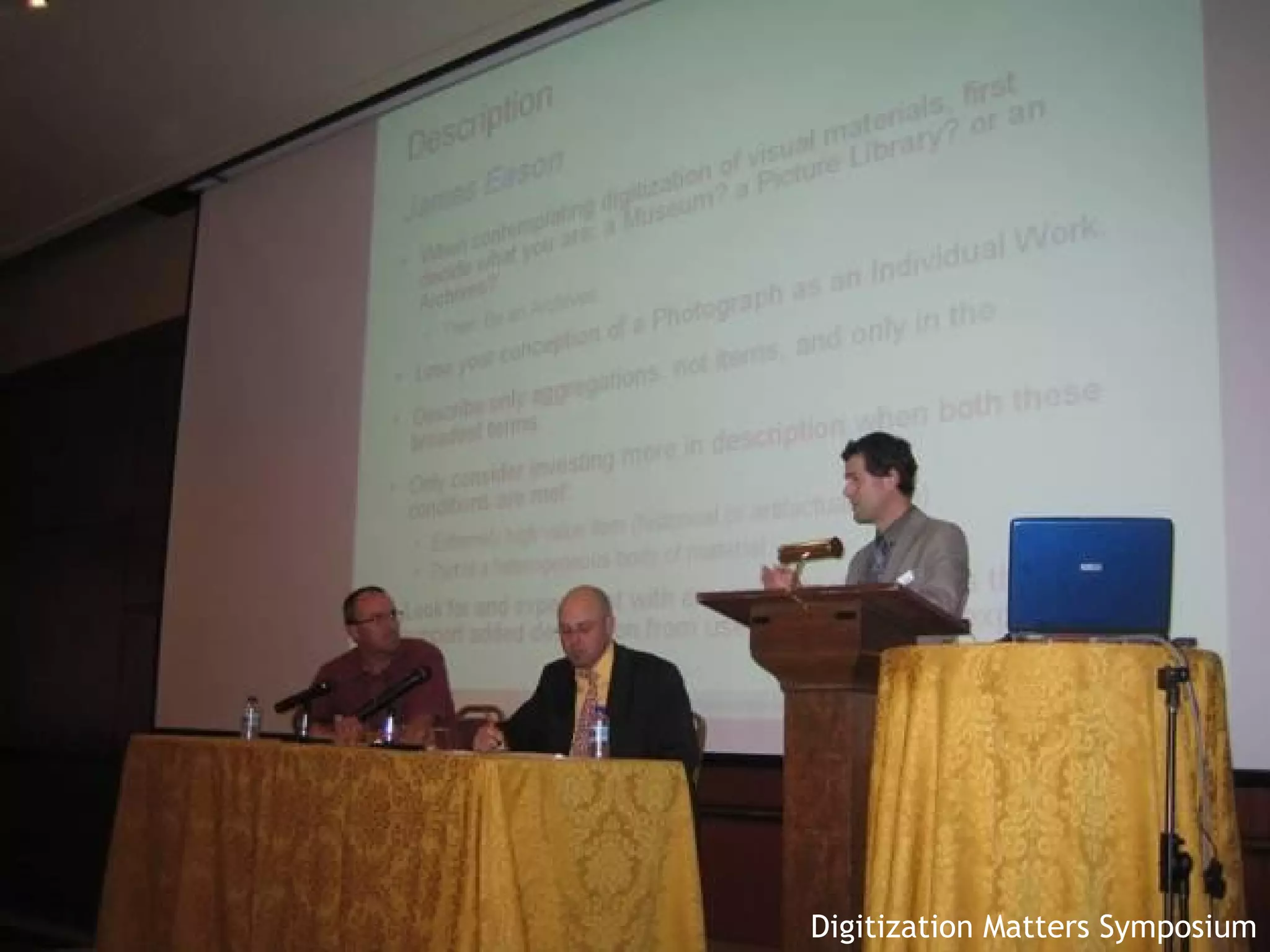 Digitization Matters Symposium 