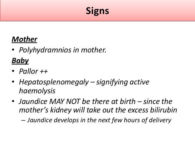 erythroblastosis fetalis