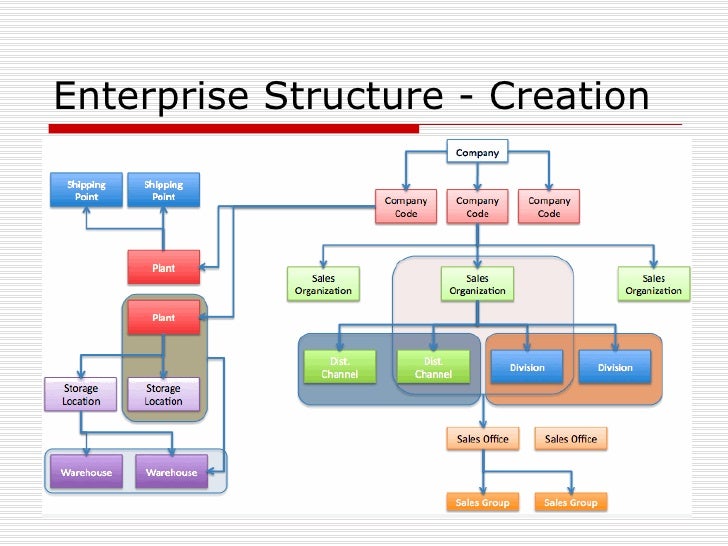 Sap Sd Organizational Structure Flow Chart