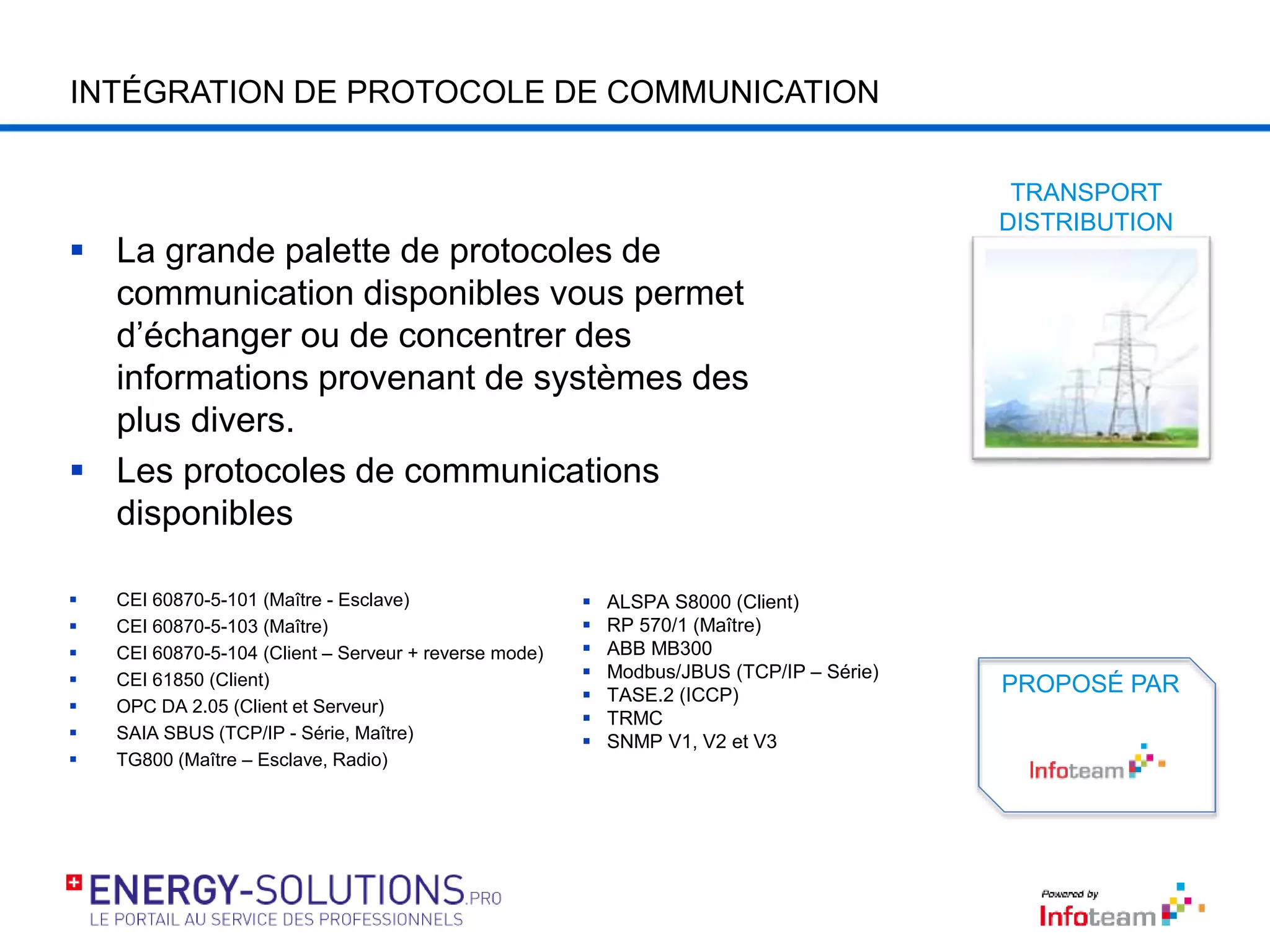 PLUS D’INFORMATIONS
Jérôme Page
Responsable du département Energy
jerome.page@infoteam.ch
www.infoteam.ch
+41 58 411 50 56
POUR EN
SAVOIR PLUS
WWW.STREAMX.CH