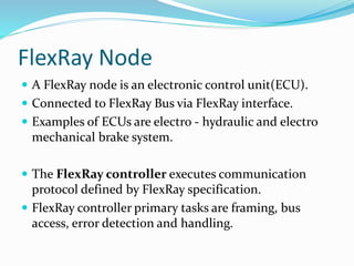 flexray technology in modern cars | PPT