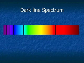 Dark line Spectrum 