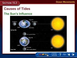 Causes of Tides The Sun’s Influence Ocean Movements 