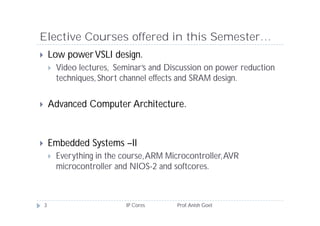 Introduction to Advanced embedded systems course | PDF