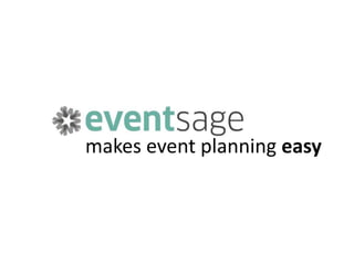 makes event planning easy
 