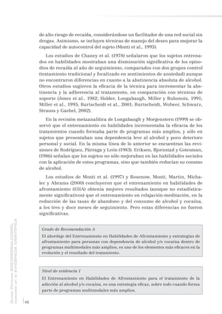 Guia clinica intervención psicologica en adicciones | PDF
