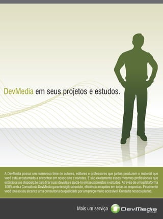 Edição 05 - Engenharia de Software Magazine   7
 