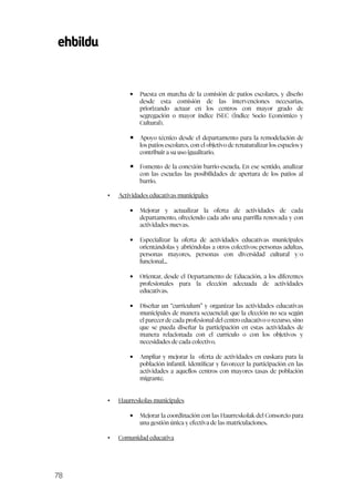Programa electoral de Bildu para Vitoria 2023