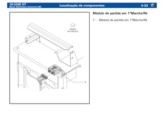 18-320E OT
Motor Eletrônico Cummins ISC
Localização de componentes -33
FRENTE
DO VEÍCULO
1
Módulo de partida em 1ªMarcha/Ré
1	 -	 Módulo de partida em 1ªMarcha/Ré
 