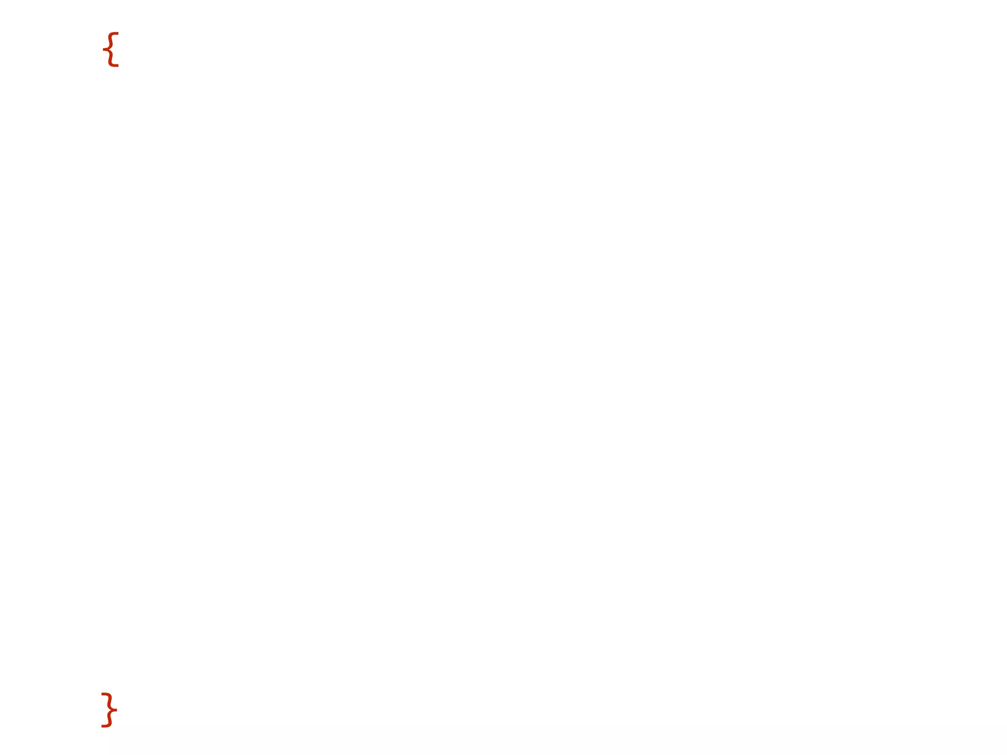 {
function test() {
return 1;
}
test() === 1; // True
{
function test() {
return 2;
}
test() === 2; // True
}
test() === 1; // Still true
}
 