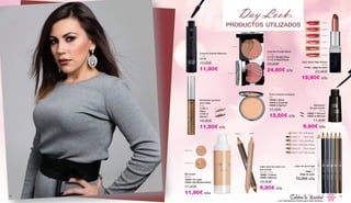 Delineador
de ojos líquido
2,5 ml
10005-1 Oscuro
10005-2 Marrón
11,50€
9,90€ c/u
Day Look
productos utilizados
Lápiz labial High Impact
3,5 g
11130-...elige tu color
23,90€
19,90€ c/u
11130-1
11130-2
11130-3
11130-4
11130-5
11130-6
Colorete Powder Blush
11,1 g
11113-1 Ruddy Rose
11113-2 Petal Peach
29,90€
24,90€ c/u
11113-1
11113-2
Moldeador perfecto
para cejas
6 ml
11121-1
Claro
11121-2
Oscuro
16,90€
11,50€ c/u
Extreme Volume Máscara
11 ml
10179
15,00€
11,90€
BB Cream
30 ml
10229-101 Light
10229-102 Medium/Dark
17,50€
11,90€ c/u
10229-101
10229-102
Polvo mineral compacto
9 g
10440-1 Sand
10440-2 Caramel
10440-3 Apricot
17,00€
13,50€ c/u
Lápiz para las cejas con
dos puntas
4.9 g  1,3 g
10006-1 Crema
10006-2 Marrón
12,50€
9,90€ c/u
10006-110006-2 	 	 10001-101 Soft Snow
		 10001-2 Dark Coal
		 10001-104 Cold Blue
		 10001-105 Soft Ashes
		 10001-6 Olive Green
		 10001-107 Dark Hazel
Lápiz de ojos Kajal
1,1 g
10001-...
Elige tu color
10,00€ c/u
Celebra la Navidad
… con fantásticos looks para días festivos
28 29
 