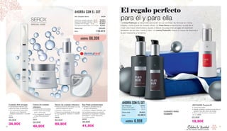 Set completo Serox 28238
Crema de cuidado intensivo · 50 ml 56,90 €
Serum de cuidado intensivo · 30 ml 82,50 €
Cuidado anti-arrugas · 15 ml 	 39,90 €
Eye pads profesionales· 4 x 2 Pads 46,90 €
Suma total	 226,20€
Solo 159,90 €
AHORRA CON EL SET
AHORRA 66,30€
Cuidado Anti-arrugas
• Concentrado intensivo que
reduce las líneas de expresión
• Con ingredientes altamente 	
	 eficaces como Argireline®
, 	
	 Gatuline Expression®
y Dynalift®
15 ml
28236
39,90€
34,90€
SEROX
SPECIAL CARE
La línea Platinum se desarrolló pensando en los hombres. Su fórmula en crema
hidrata y nutre la piel de manera eficaz. La línea Serox proporciona a la piel de la
mujer una mayor elasticidad y ayuda a reducir las pequeñas arrugas de expresión
alrededor de los ojos, frente y nariz. La crema Powerlift ofrece un toque de frescura a
la piel masculina y femenina.
El regalo perfecto
para él y para ella
AHORRA 6,90€
Set Platinum 28469
Crema Anti-Edad · 50 ml	 	
Express Eye Cooler · 30 ml	 	
Suma total 69,80 €
Solo 62,90 €
AHORRA CON EL SET
CUIDADO PARA
HOMBRE
ZEITGARD PowerLift
•	Crema facial ligera
•	Hidrata, revitaliza y fortalece la piel para un 	
	 aspecto más vital y lleno de energía
•	Para la piel femenina y masculina
30 ml | 28091
22,90€
19,90€
… de una manera natural y bonita
Celebra la Navidad
Crema de cuidado
intensivo
• Composición innovadora
• Actúa contra las arrugas 	
	 finas y profundas
• Con Argireline®
, Ameliox®
	 y Ultra Filling Spheres®
50 ml
28231
56,90€
49,90€
Serum de cuidado intensivo
• Intensiva fórmula anti-edad con una	
	 textura sedosa en serum
• Suaviza y refina la piel
• Reduce la profundidad de las arrugas
• Con Argireline®
, Ameliox®
y Polylift®
30 ml
28230
82,50€
69,90€
Eye Pads profesionales
• Hidratan la sensible zona de
	 los ojos intensamente
•	Contienen colágeno liofilizado, que
se humedece gracias a la solución
activadora con Argireline®
, Gatuline 	
Expression®
y ácido hialurónico
4 x 2 almohadillas
28235
46,90€
41,90€50 51
 
