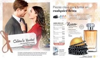 En navidad y nochevieja apuesta por un look más refinado y glamuroso. En
las páginas siguientes podrás descubrir más sobre las nuevas tendencias,
los accesorios más seductores y las fragancias más sensuales.
… con fantásticos looks
para días festivos
Celebra la Navidad
La pulsera limitada y diseñada para LR con brillantes
cristales Swarovski®
, será el centro de atención en cualquier
fiesta y para ir a juego: Una de las tres mágicas fragancias de
la Lightning Collection con cristales Swarovski en el
frasco, como por ejemplo ESENCIA DE ÁMBAR
NuevoLimitado y exclusivo,
solo en LR
Pulsera Alcántara
•	 Una elegante pulsera negra
	 de cuero de alcántara
•	 Adornada con cristales Swarovski
• 	Puede ajustar su longitud con 2 botones
• 	Un diseño exclusivo creado para LR
69023
79,90€
+
o
Piezas clave para brillar en
cualquier fiesta
IDEA PARA
REGALAR:
Perfume y pulsera
en una elegante
caja de regalo
Set Swarovski®
Pulsera Alcántara y
Perfume Lightning Collection
Set 1	 30335-1
Esencia Marina, Eau de Parfum
30330-4 · 50 ml	 39,90 €
Pulsera Alcántara	 79,90 €
o
Set 2	 30335-2
Esencia de Rosas, Eau de Parfum
30330-5 · 50 ml	 39,90 €
Pulsera Alcántara 	 79,90 €
o
Set 3	 30335-3
Esencia de Ámbar, Eau de Parfum
30330-6 · 50 ml	 39,90 €
Pulsera Alcántara 	 79,90 €
Suma total	 119,80 €
Solo	 99,90 € c/u
AHORRA CON EL SET
AHORRA 19,90 €
… con fantásticos looks para días festivos
Celebra la Navidad12 13
 