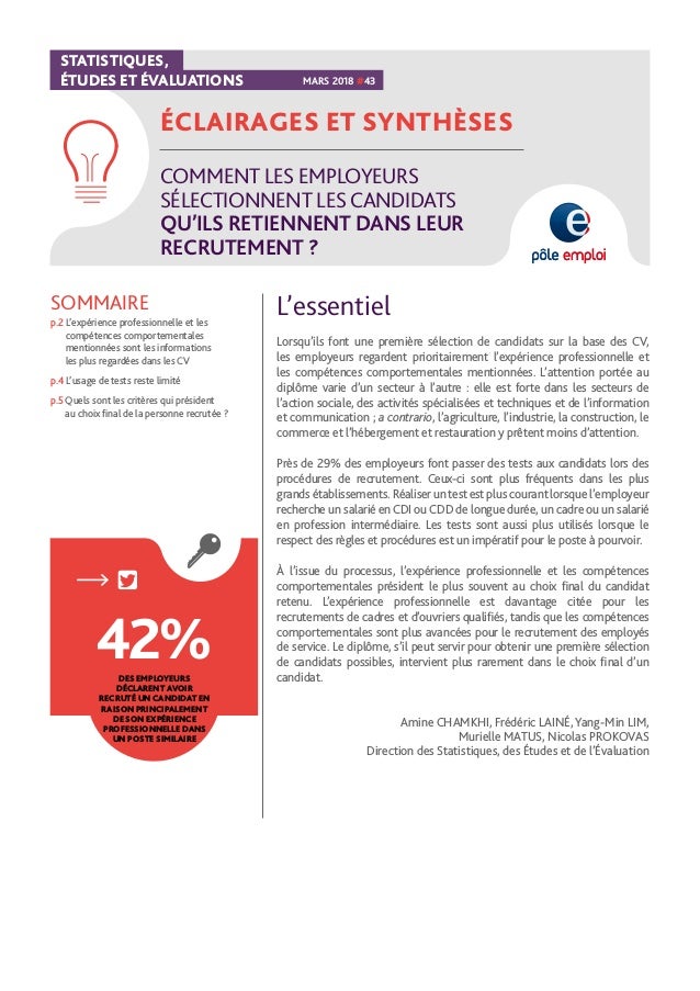 Comment Les Employeurs Selectionnent Les Candidats Qu Ils Retiennent