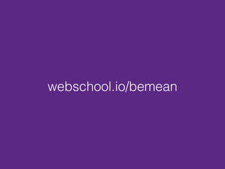webschool.io/bemean
 