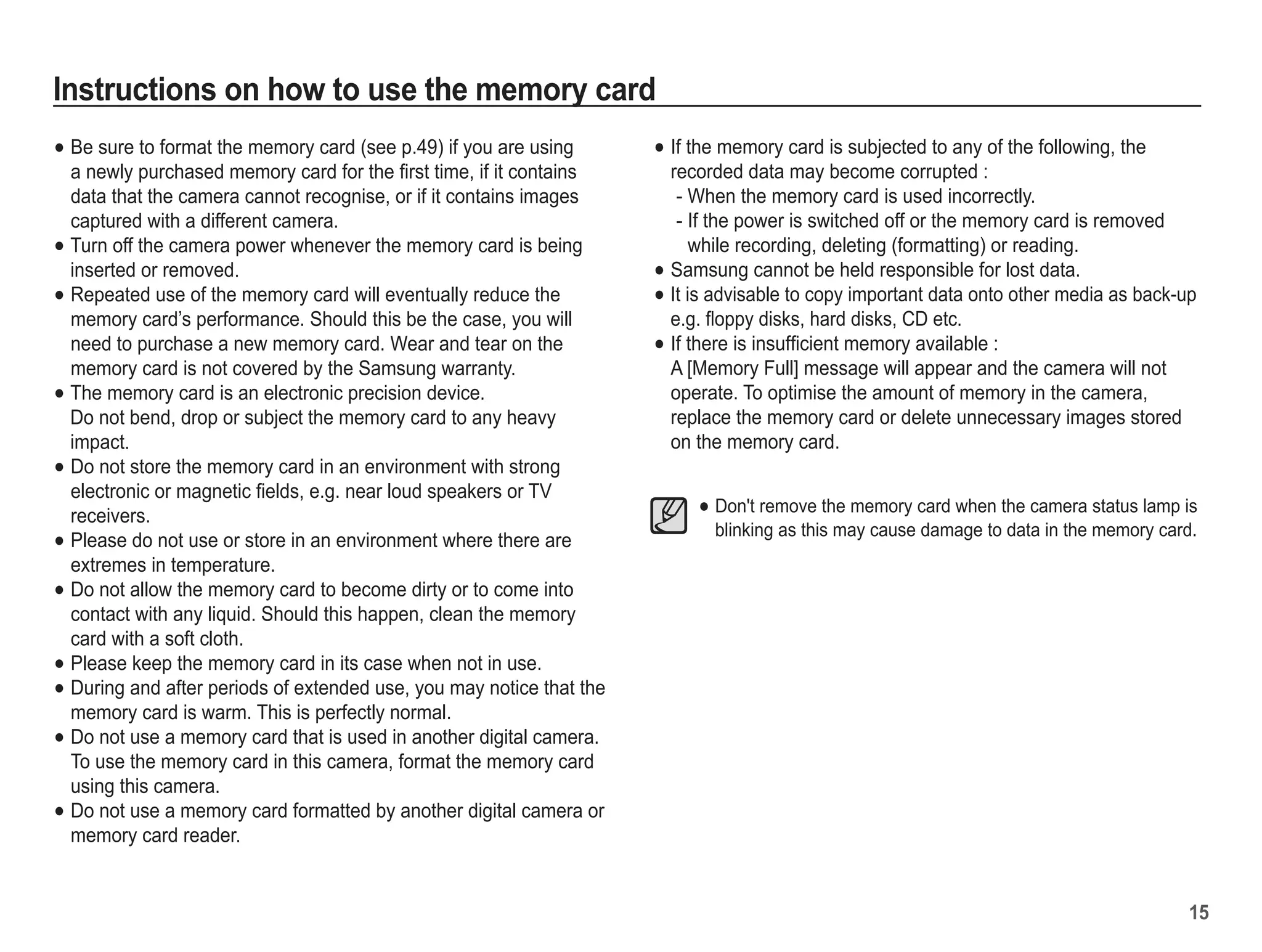 Samsung Camera ES65 User Manual