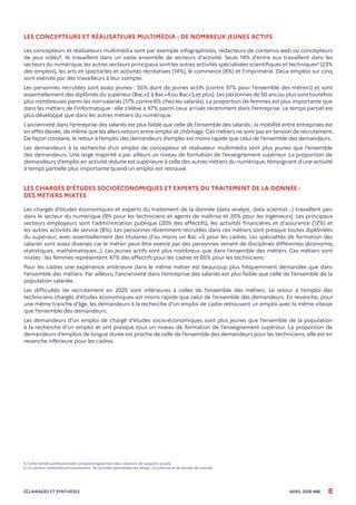 Les métiers du numérique : 51% des personnes recrutées dans les métiers ...