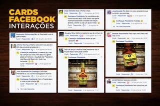 CARDS
FACEBOOK
INTERAÇÕES
 