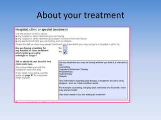 About your treatment 
 
