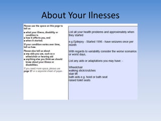 About Your Ilnesses 
 