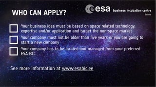 Space Edition, Sven Lilla, ESA BIC