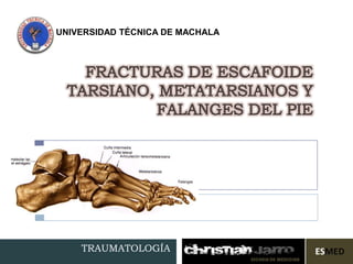 UNIVERSIDAD TÉCNICA DE MACHALA




    TRAUMATOLOGÍA
 