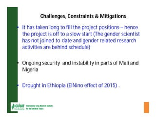 ESA crop improvement :  legumes