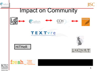 Impact on Community HiTHeR 