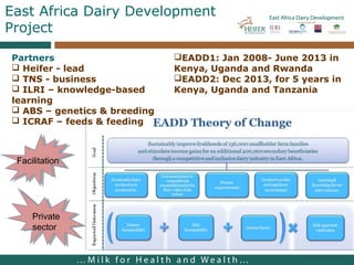 Lessons from facilitating dairy producers organizations development in East Africa