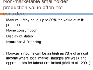 Competitiveness of smallholder dairy farmers in East Africa