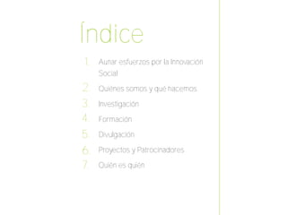 ESADE Instituto Innovación Social - Memoria 2014-15